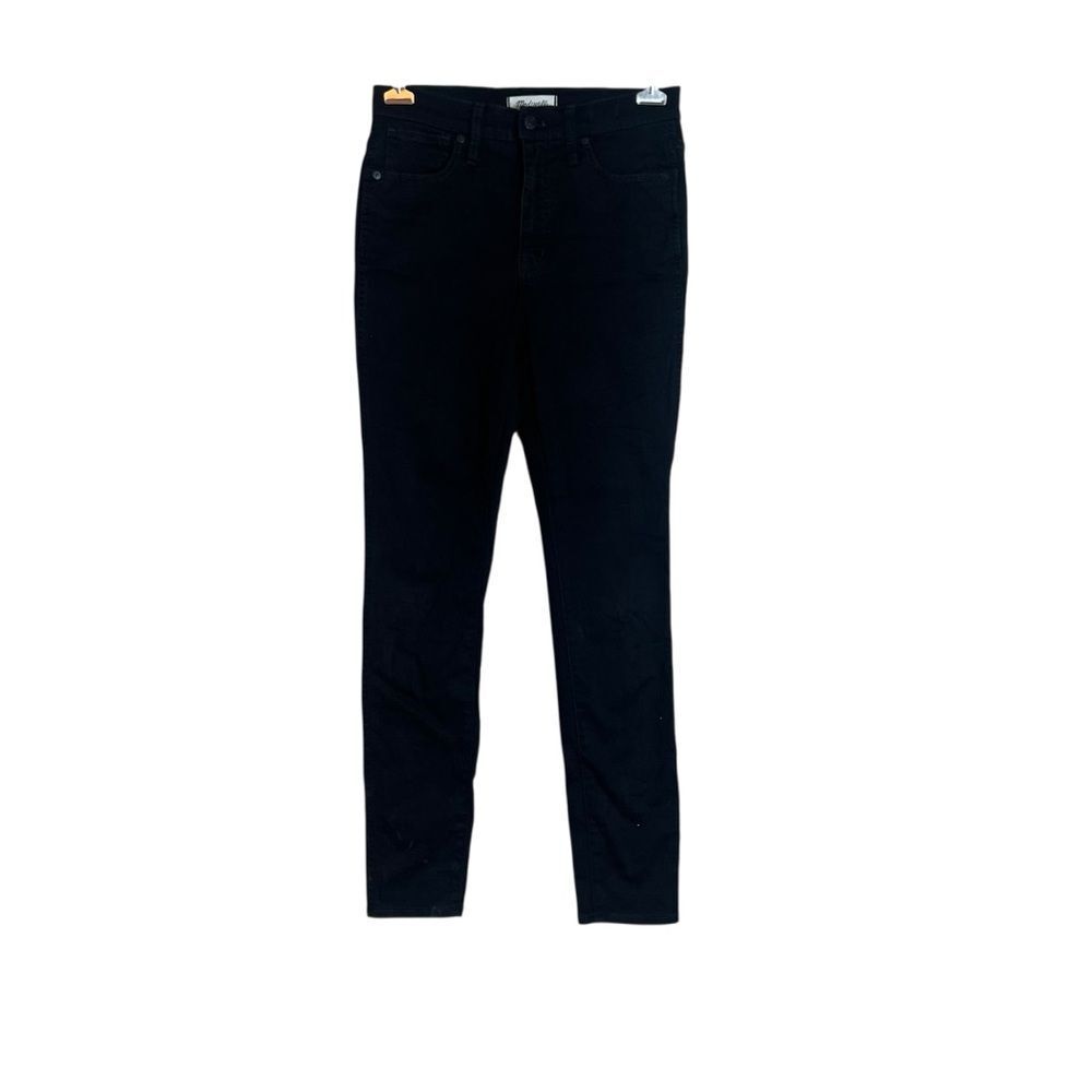 Madewell black high rise skinny jeans. Size 27‎
